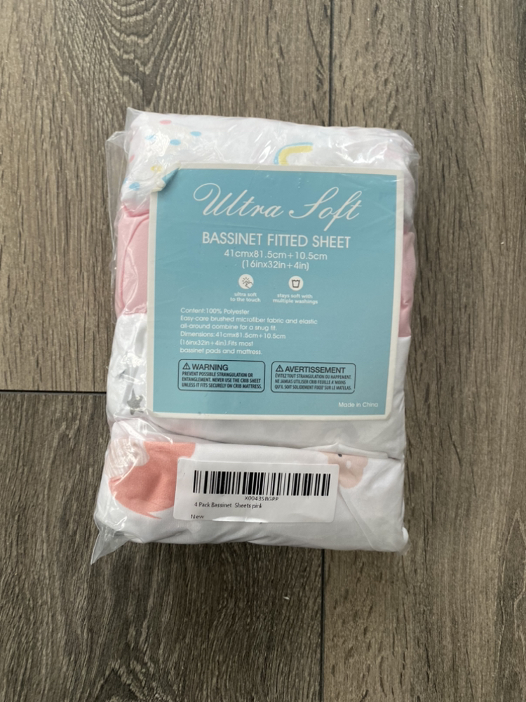 Brand new baby Bassinet Crib Sheets Set image indicator(3)