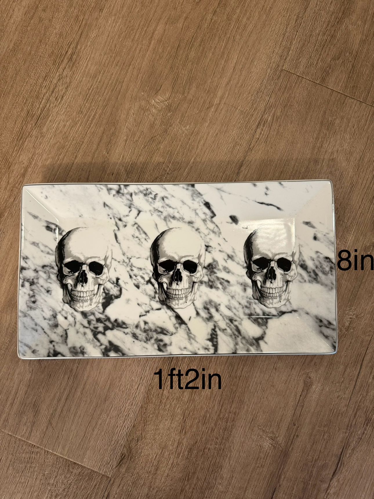 Skull serving tray thumbnail