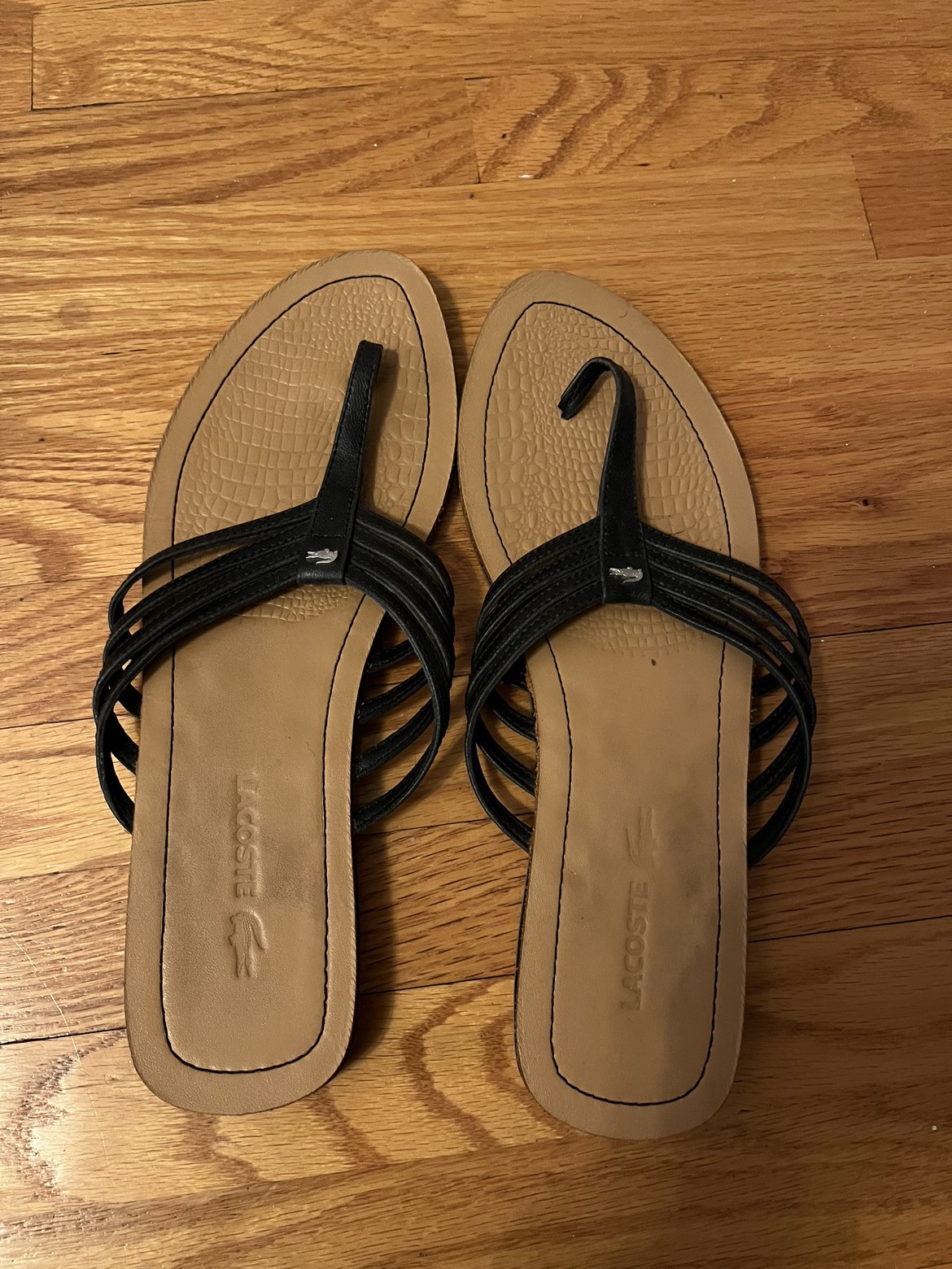 Sandal and running shoes