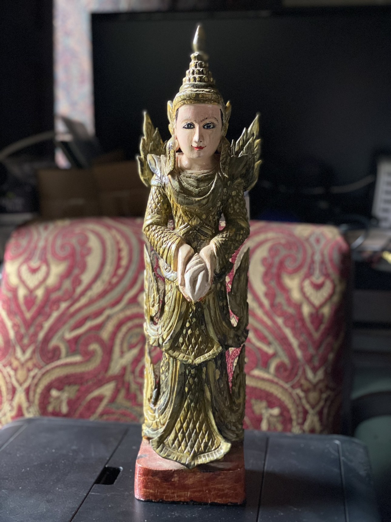 Wooden Burmese antique thumbnail