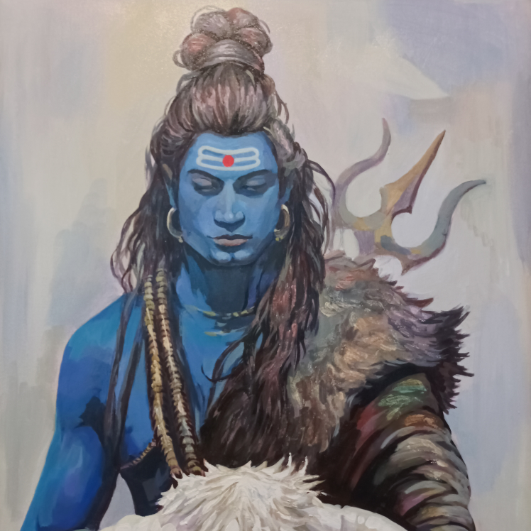 original oil painting 40 by 40 " image indicator(7)