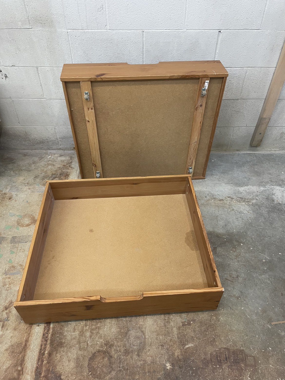 Pair of sliding drawers for under bed IKEA
