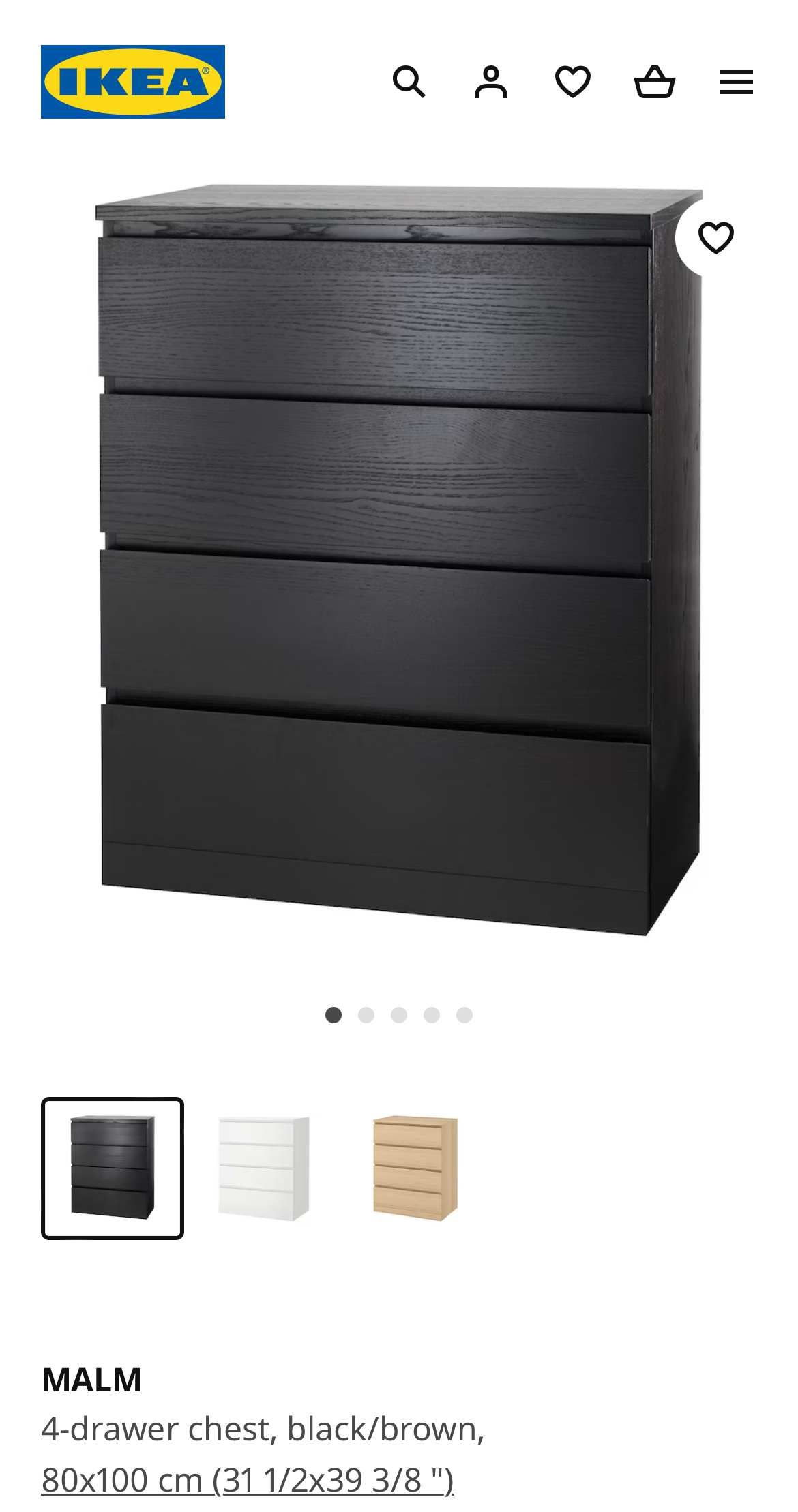Ikea 4 drawer dresser - photo 4