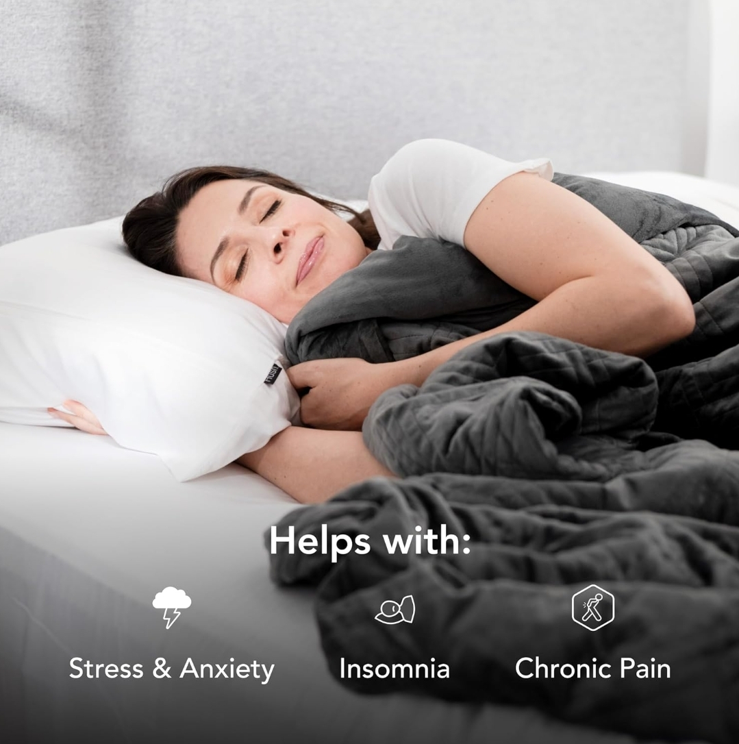 The Hush Classic Blanket Luxury Weighted Blanket | ‎60X80 20LB image indicator(6)