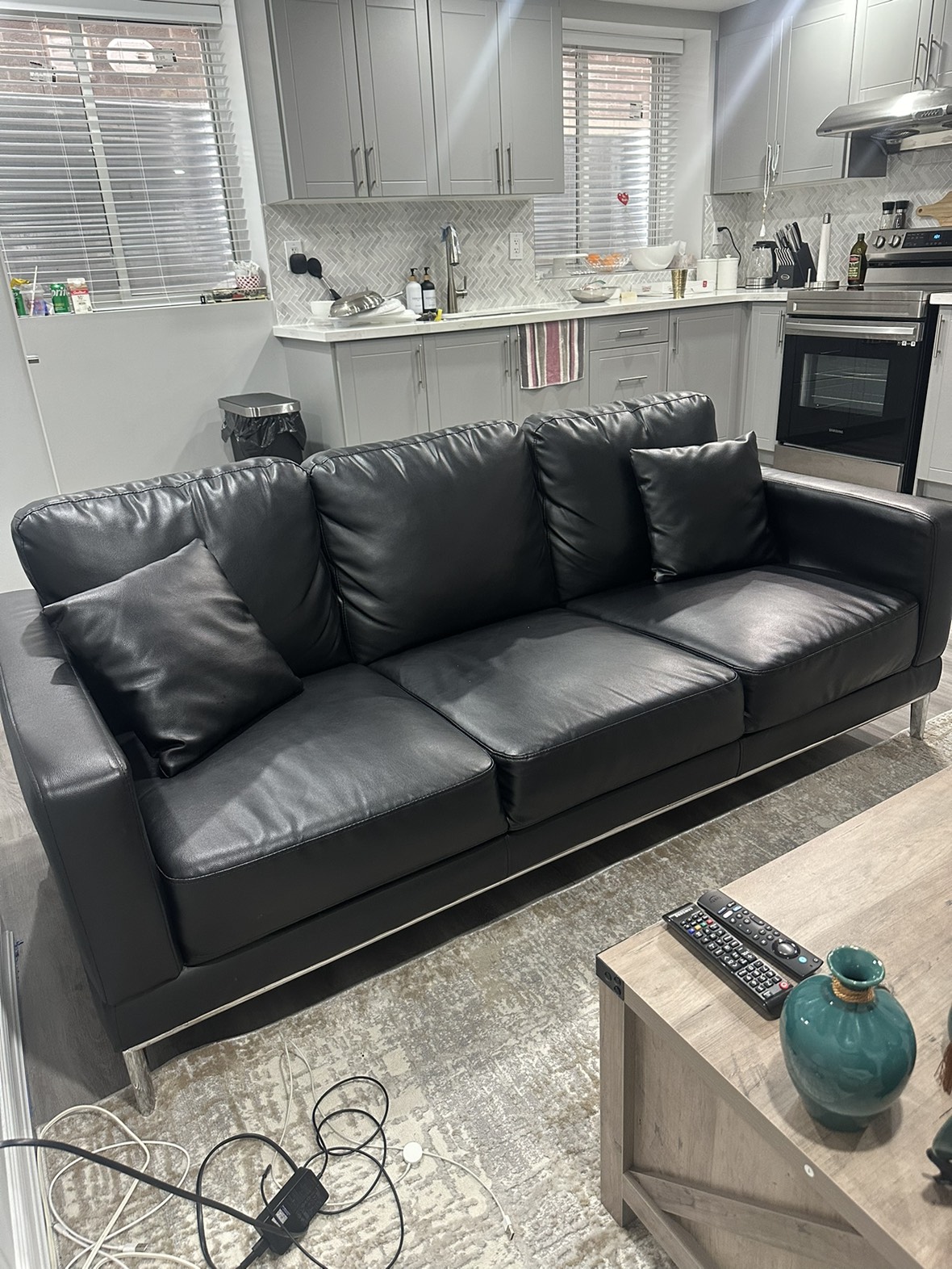 Leather Couch - photo 3