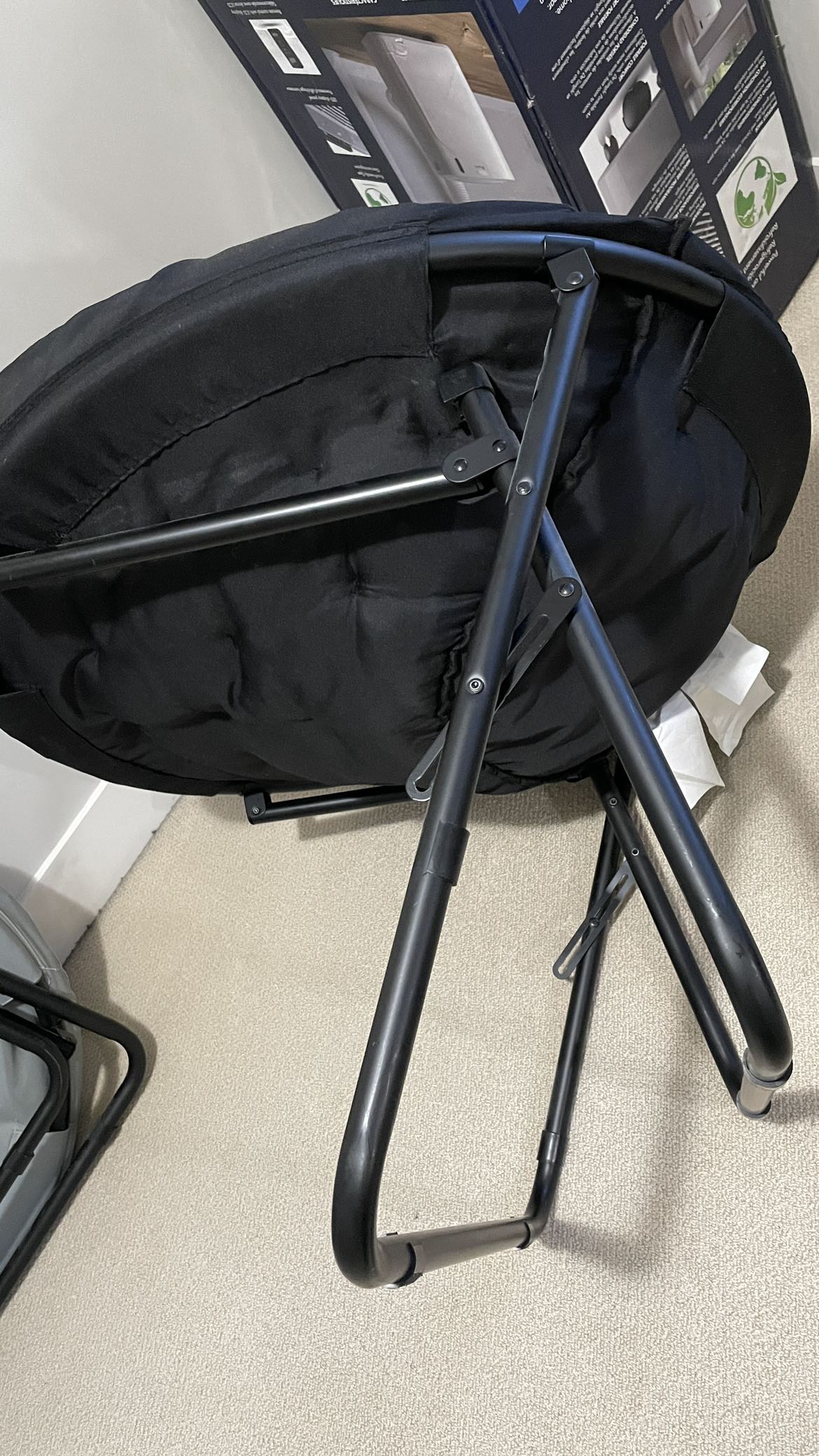 Foldable Cozy Chair (Black) - photo 5
