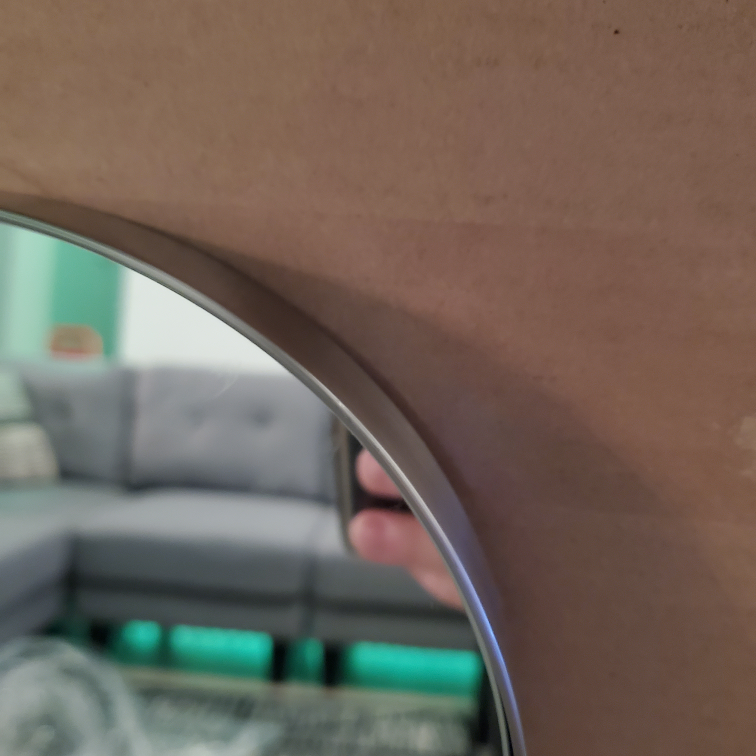 Silver Vanity mirror thumbnail