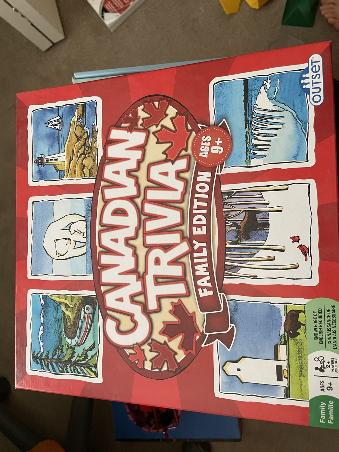 Canadian trivia board game