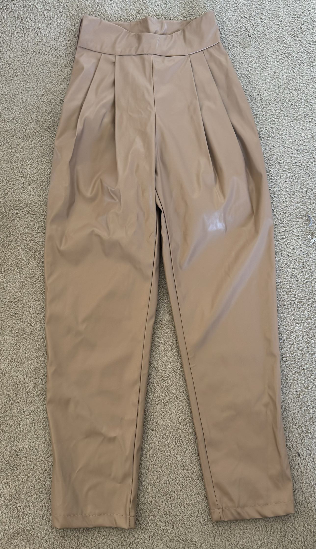 Faux leather pants thumbnail