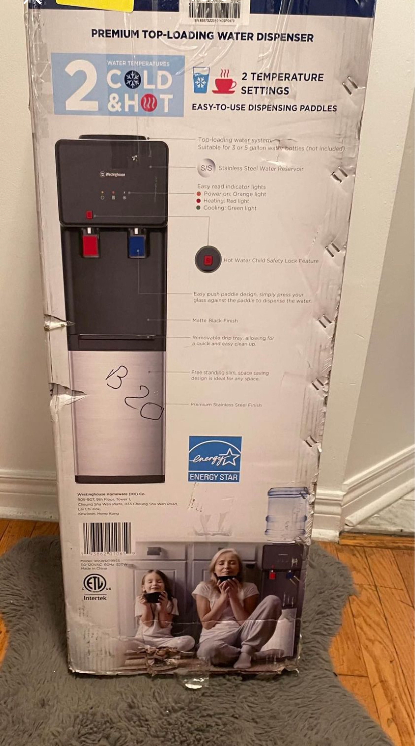 Westinghouse Premium Top-Loading Water Dispenser thumbnail