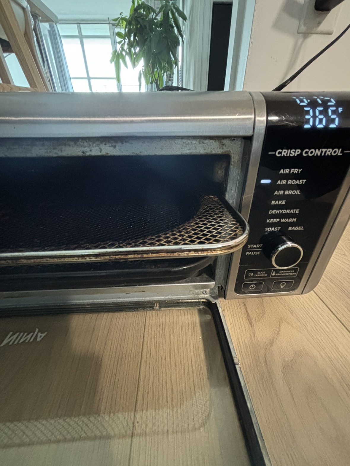 Ninja air fryer oven flip image indicator(3)