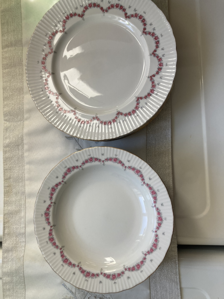 Gold Plated Rose Dinnerware JLMENAU Plates thumbnail