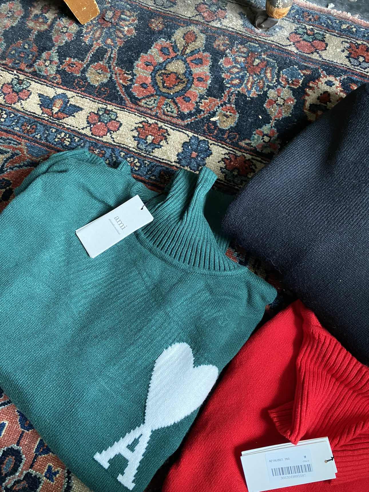AMI Paris Ami de Coeur Crewneck Long-Sleeved Turtleneck - photo 4