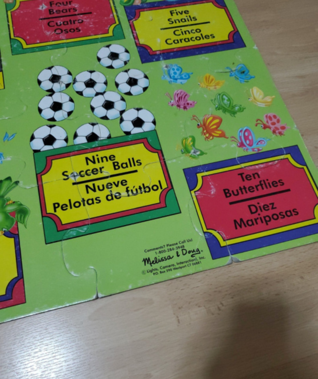 Little kids Number floor puzzle image indicator(2)