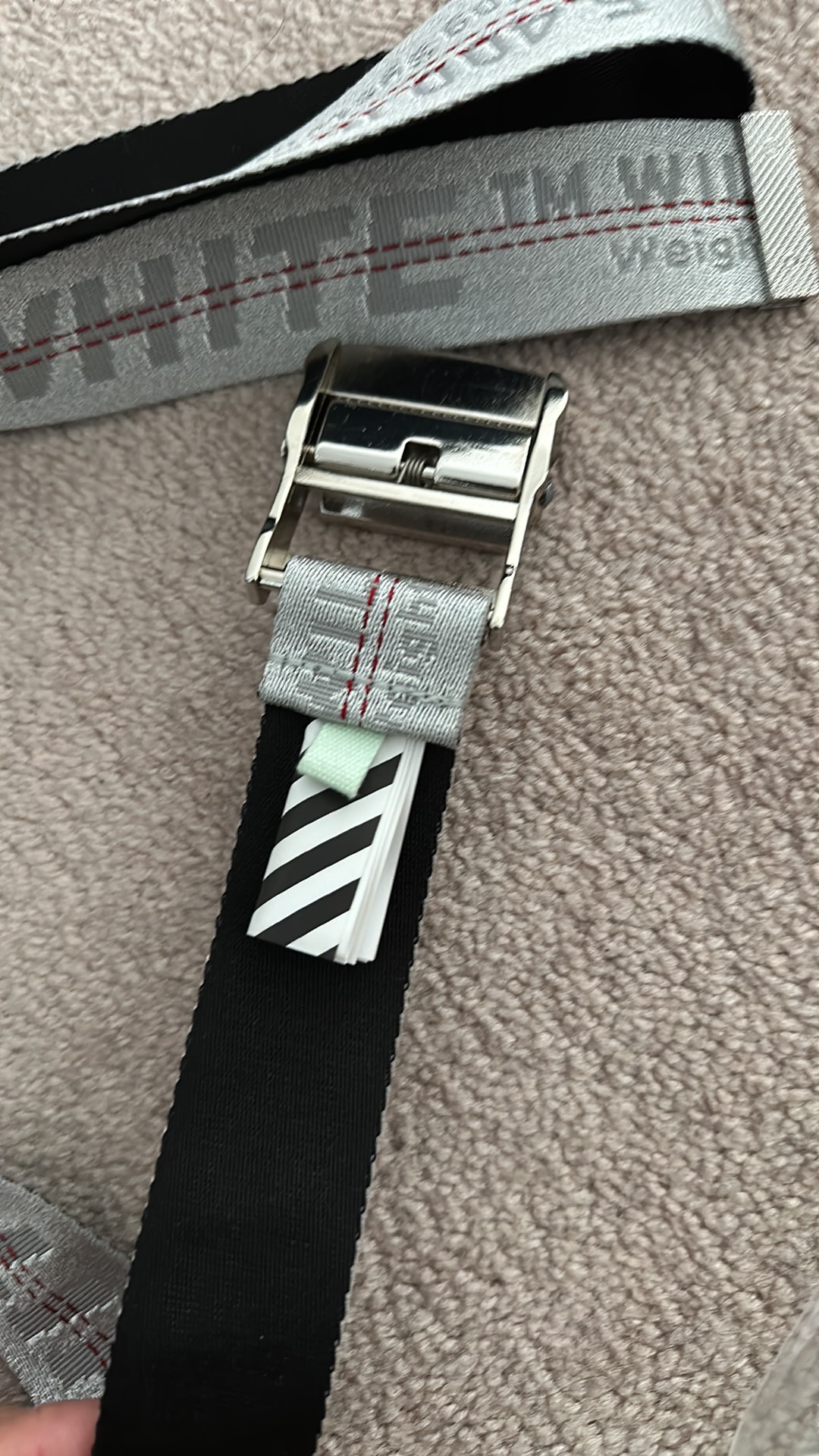 Off-White | Classic Industrial Silver Belt image indicator(4)