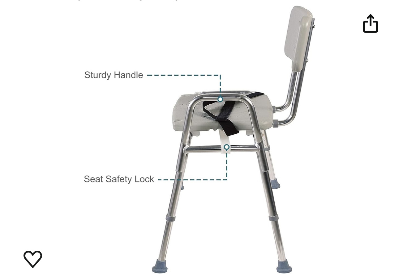 DMIHeavy-duty Sliding Transfer Bench Shower - photo 3