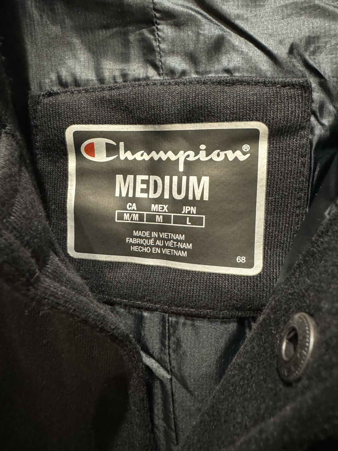 Champion black jacket image indicator(5)