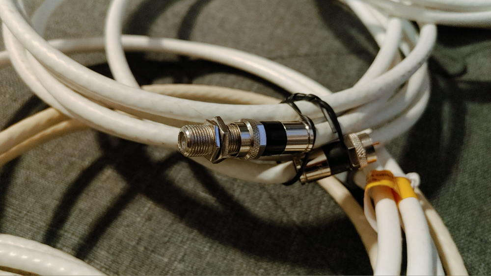 #freecycle Coaxial cables, connectors, and digital antennas