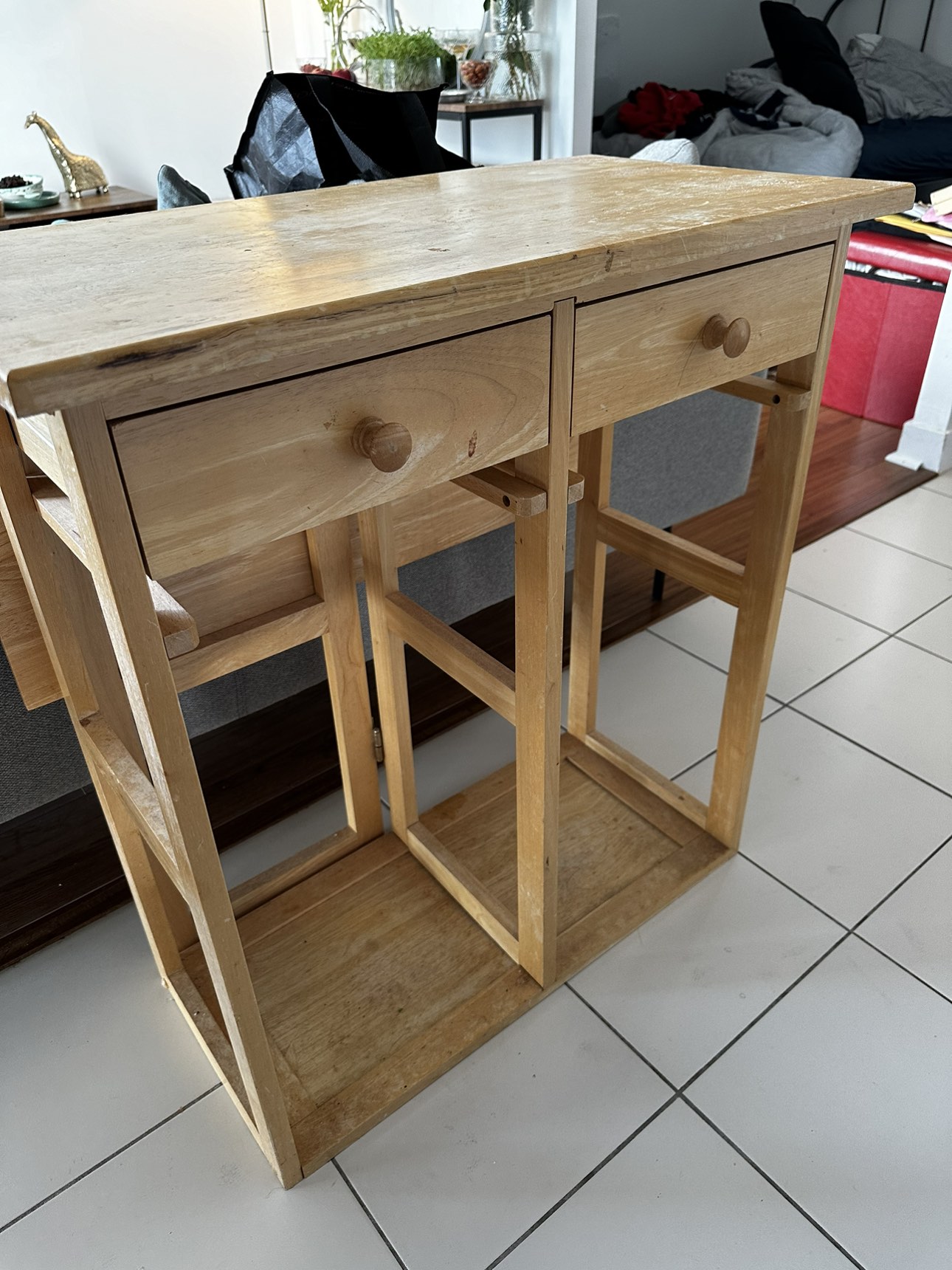 Folding Kitchen Table - Ideal for Small Spaces and Condos