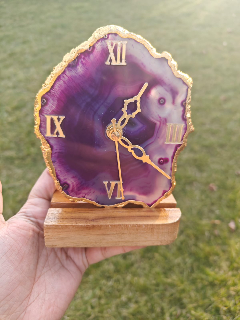 🥕⚡️Amtethyst clock ( natural healing stone guaranteed) - photo 3