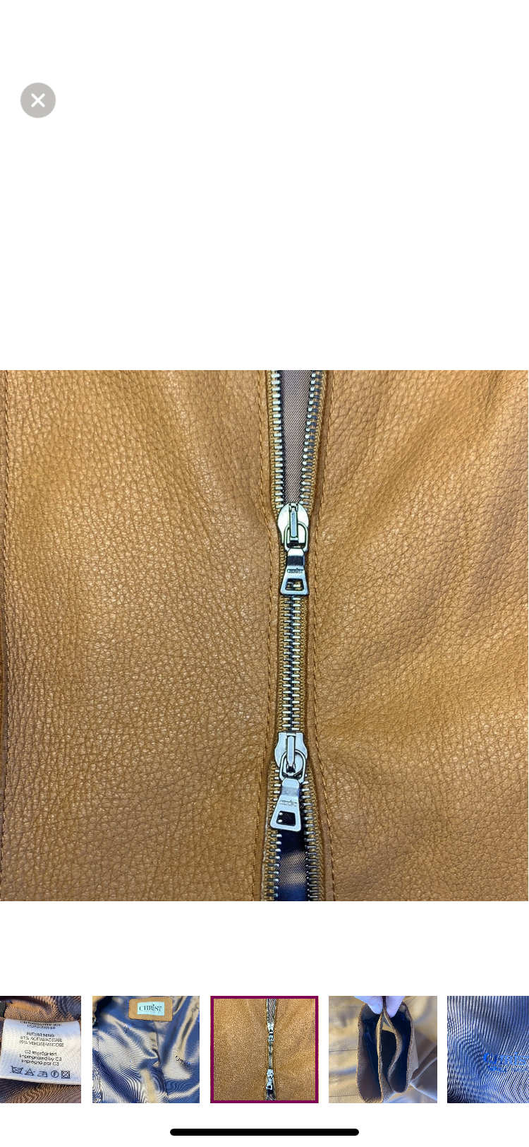 Christ Deer Leather Jacket 🥕 image indicator(5)