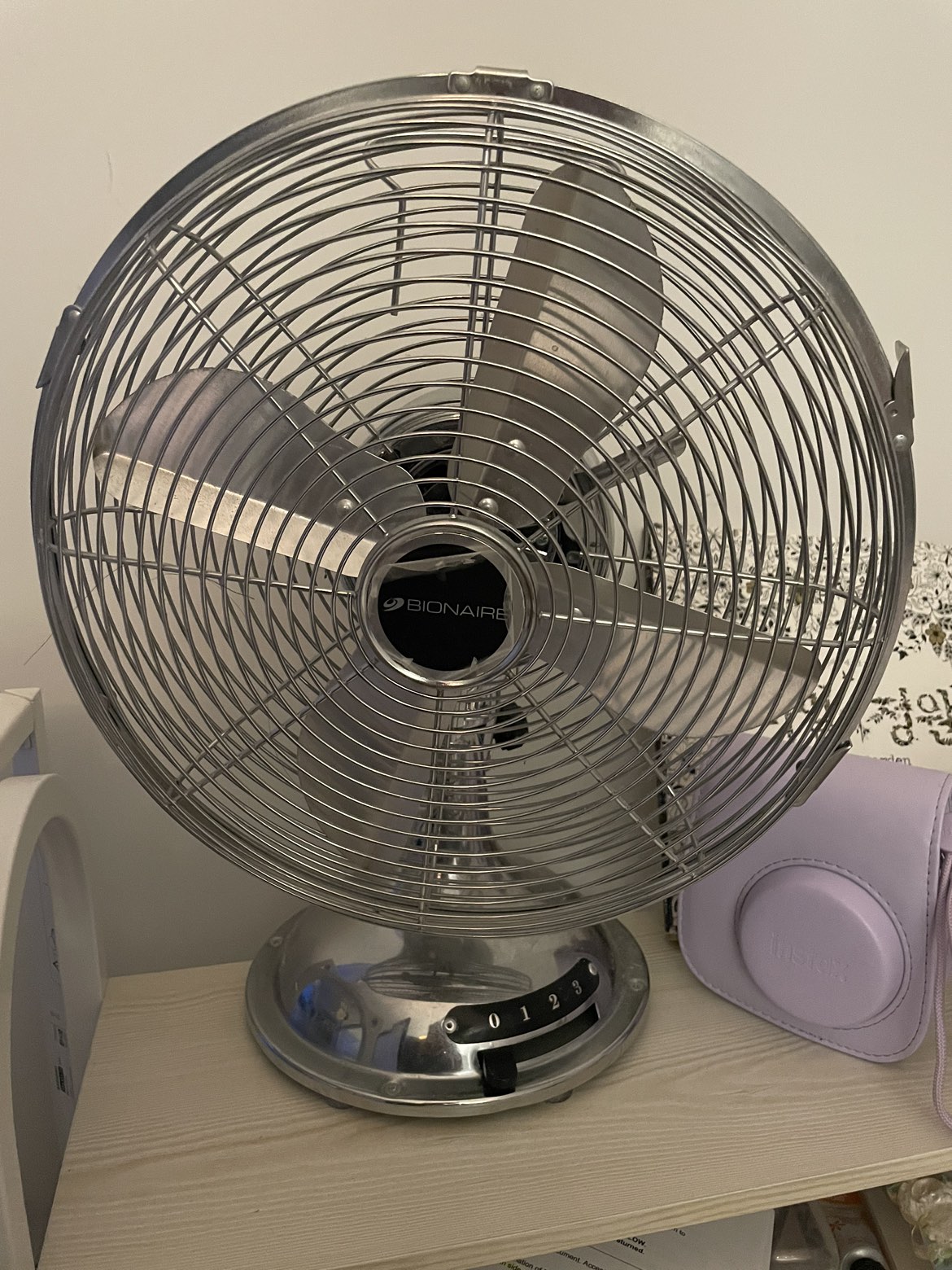 Bionaire® 12-inch Table Fan - All Metal, Chrome