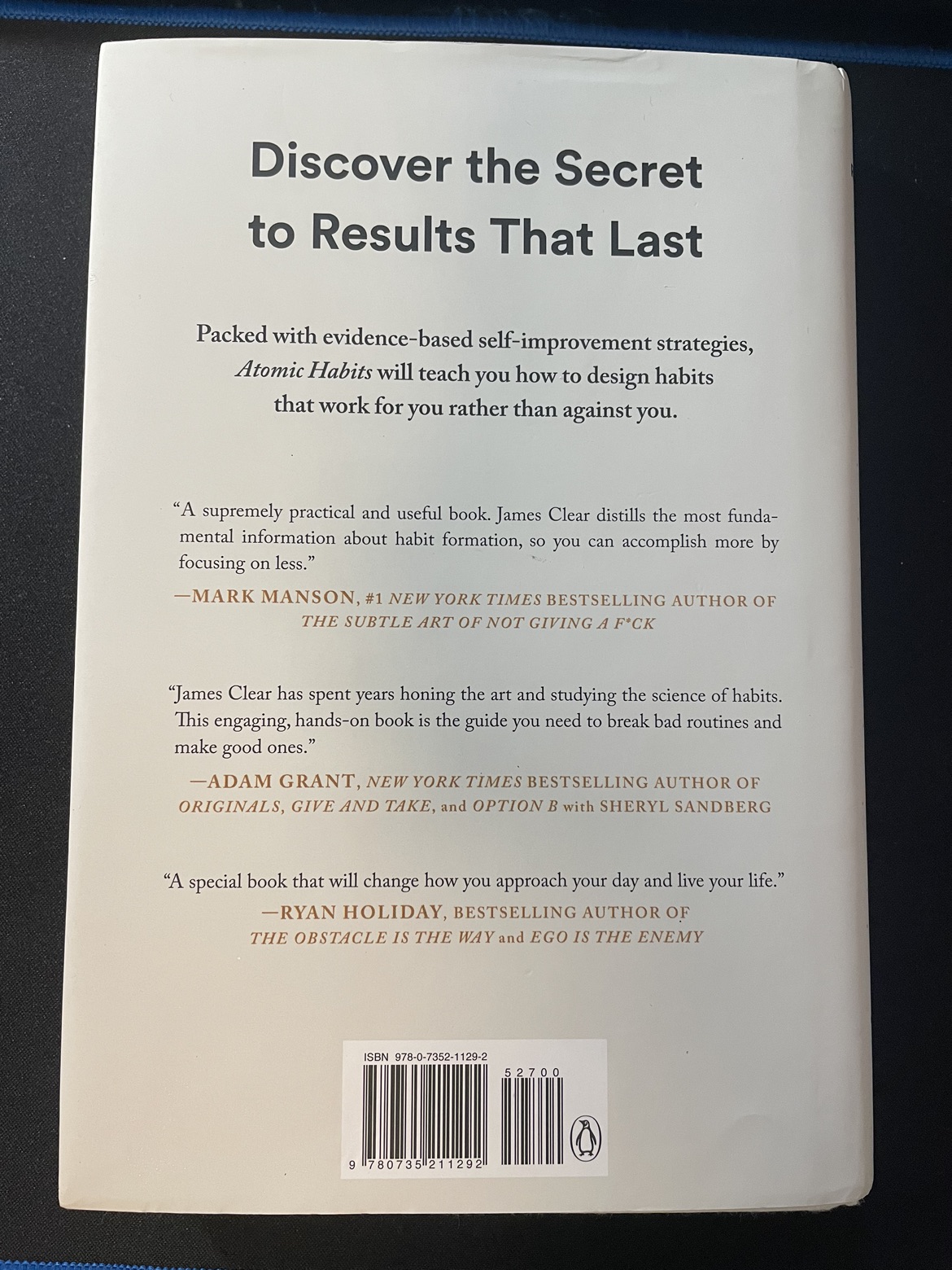 Atomic Habits Hardcover - photo 2