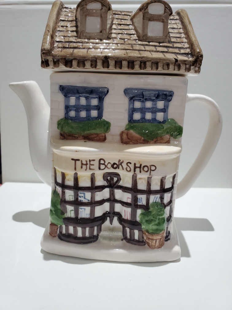 Collectible Bookstore teapot thumbnail