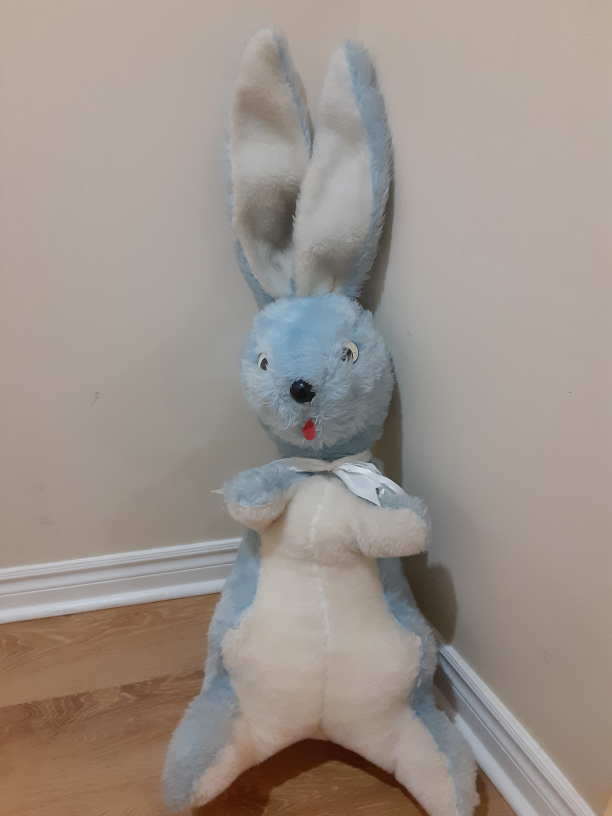 Vintage Lucky Easter 🐣 Bunny 🐰 Plush Stuffed Toy with Large Ears image indicator(4)
