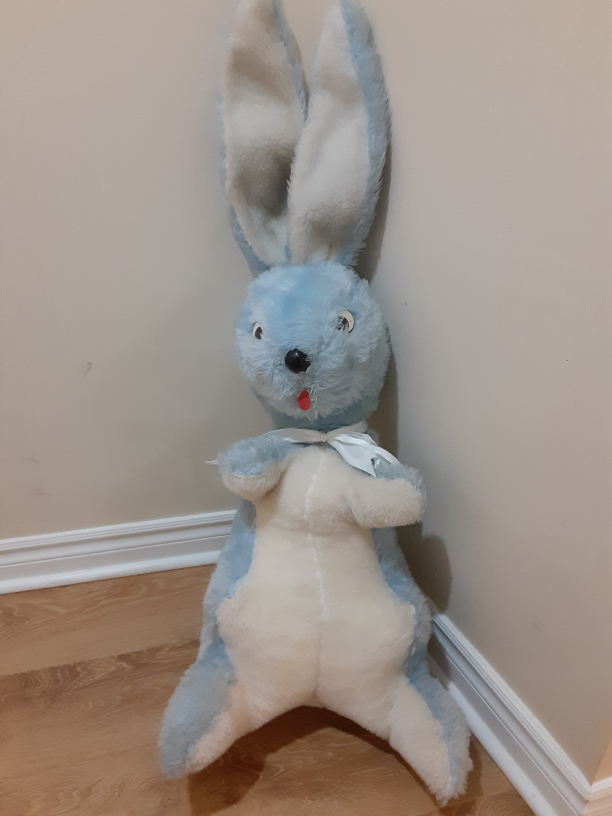 Vintage Lucky Easter 🐣 Bunny 🐰 Plush Stuffed Toy with Large Ears image indicator(5)