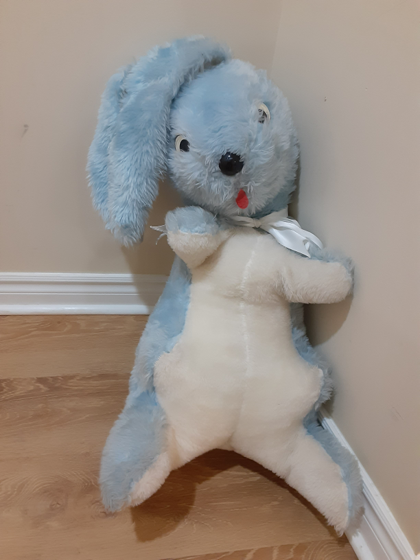 Vintage Lucky Easter 🐣 Bunny 🐰 Plush Stuffed Toy with Large Ears image indicator(6)