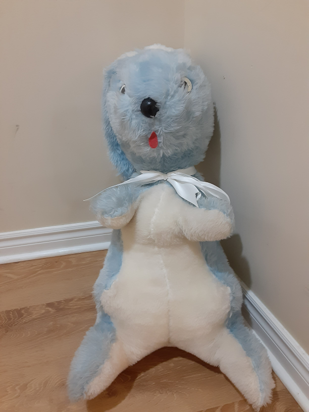 Vintage Lucky Easter 🐣 Bunny 🐰 Plush Stuffed Toy with Large Ears image indicator(7)