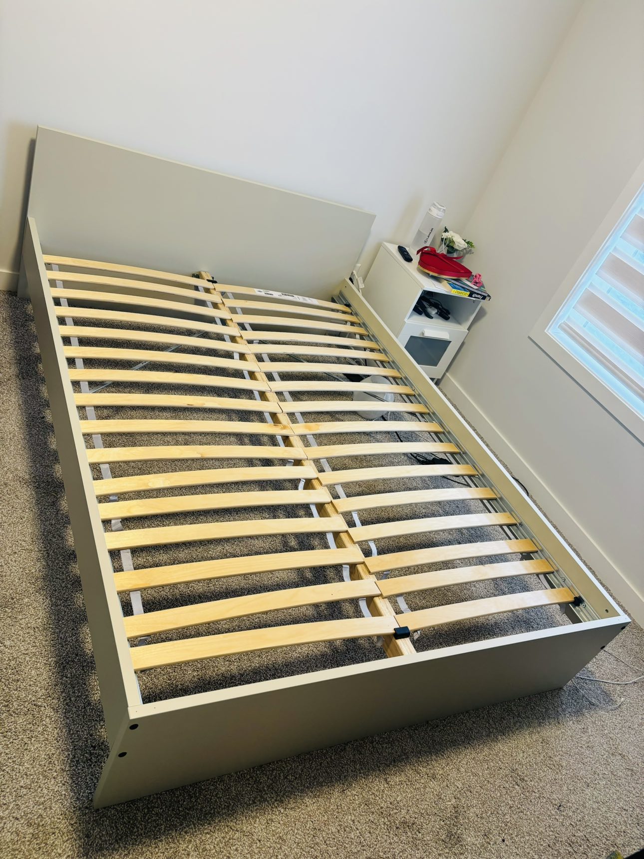 Ikea Double Bed+Firm Mattress