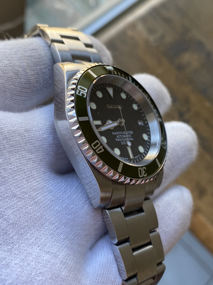 Seiko Custom Mod 40MM NH35a Automatic Dive Watch image indicator(4)