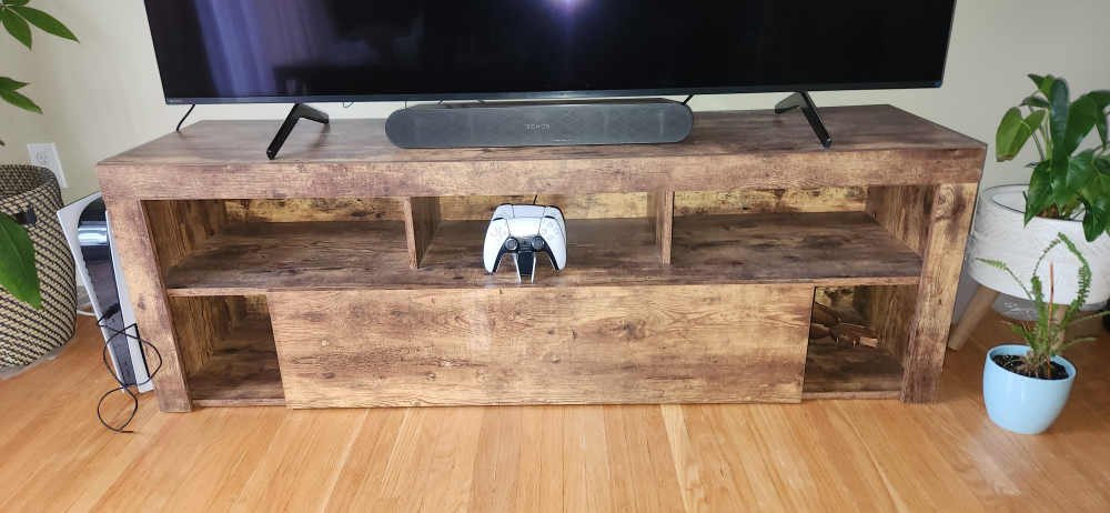 Wooden TV table - photo 4