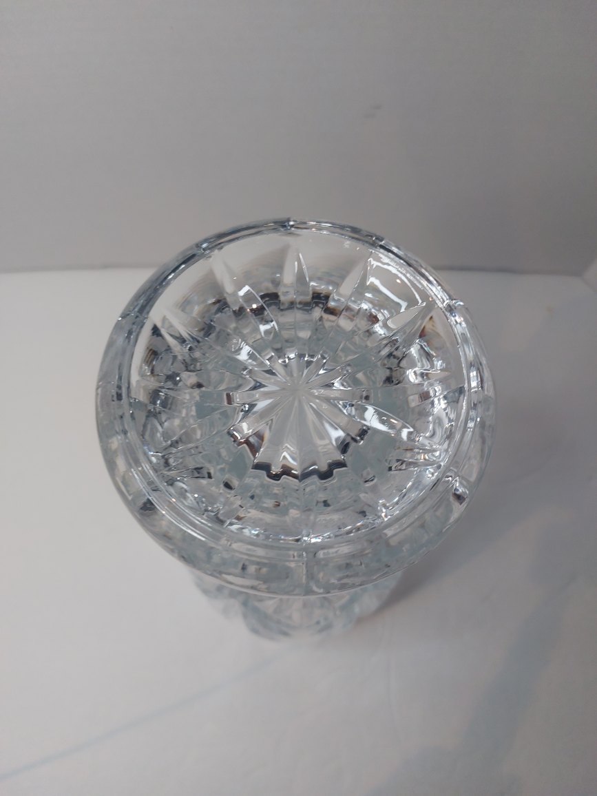 Clear Crystal Cut Flower Glass Vase image indicator(3)