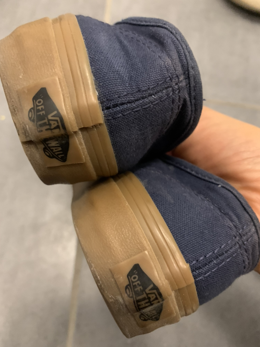 Vans Women's Navy and Brown Trainers image indicator(3)