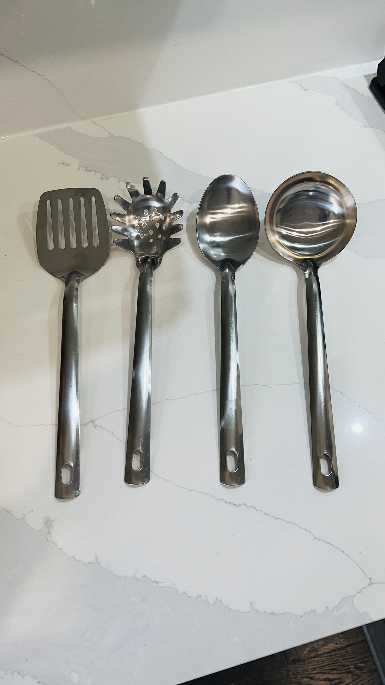 NEW - Stainless Steel Cooking Utensils Set thumbnail