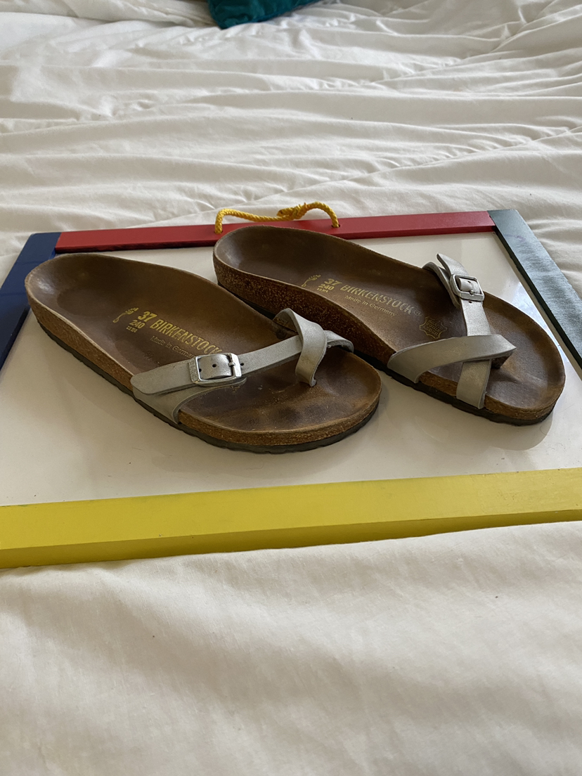 Birkenstock sandals. Only worn few times in the house. thumbnail