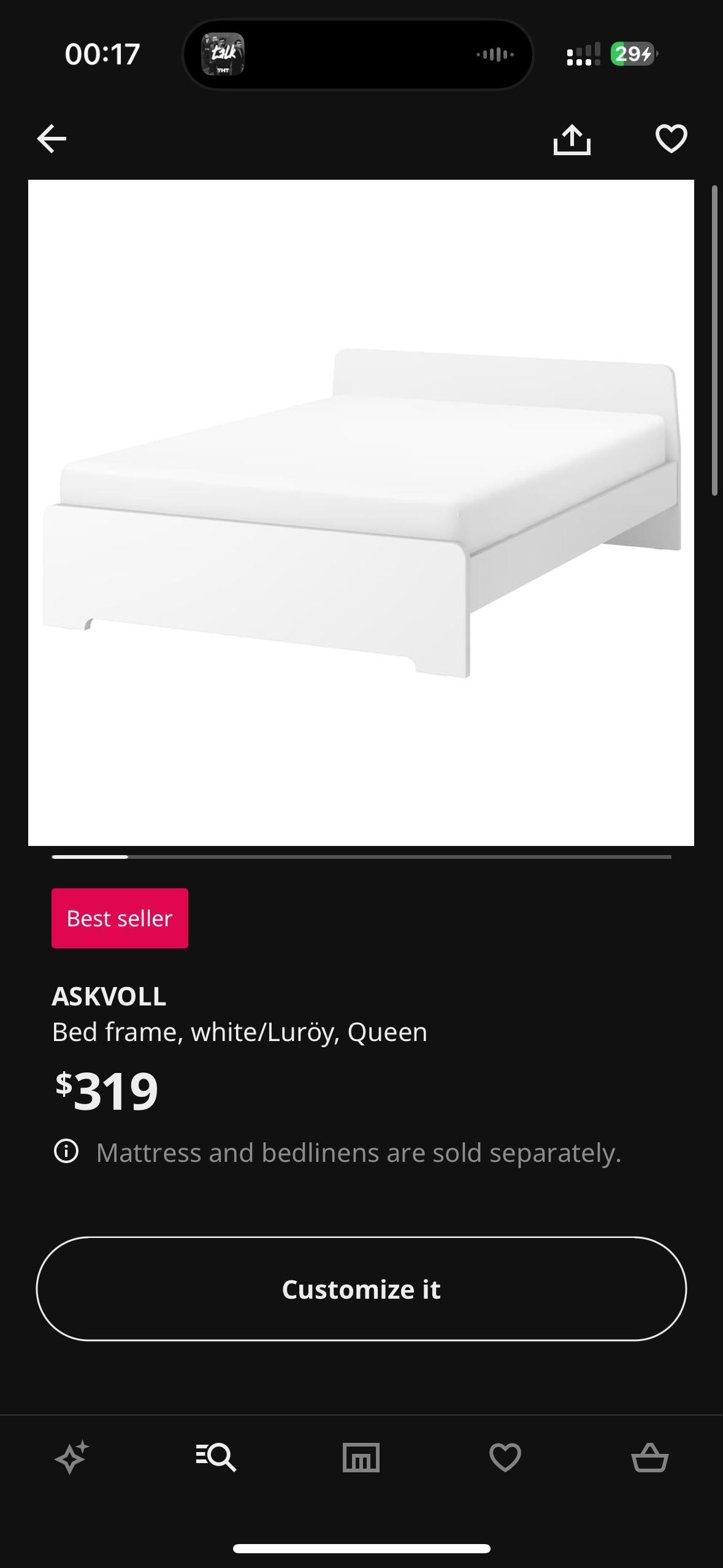 Ikea Bed Frame (Full) - photo 4