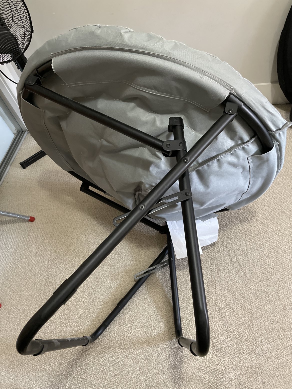 Foldable Cozy Chair (Grey) - photo 4