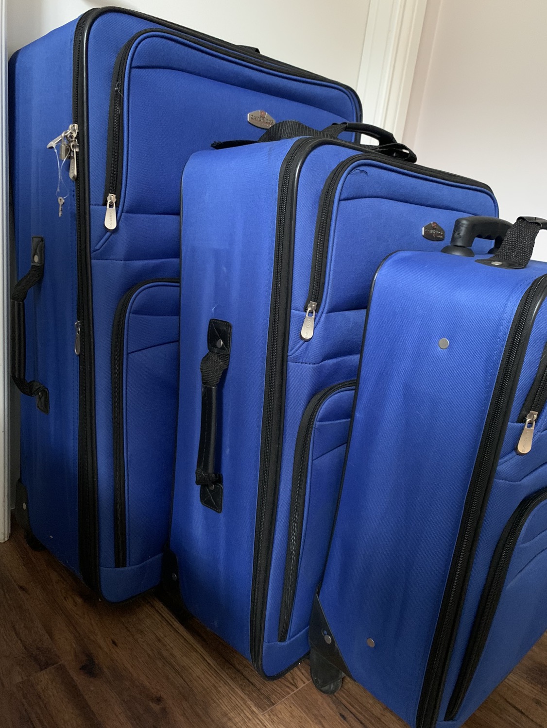 New 3 piece travel luggage/suitcase set - Cambridge by Travelway image indicator(7)