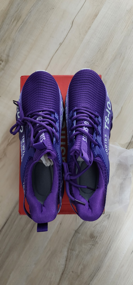 Tsiodfo Sneakers For Women Running Shoes Purple Slip thumbnail