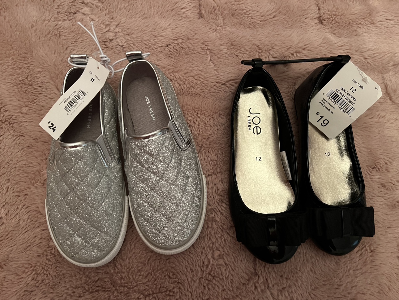 Joe Fresh New Kids shoes (half price from the tags)🥕