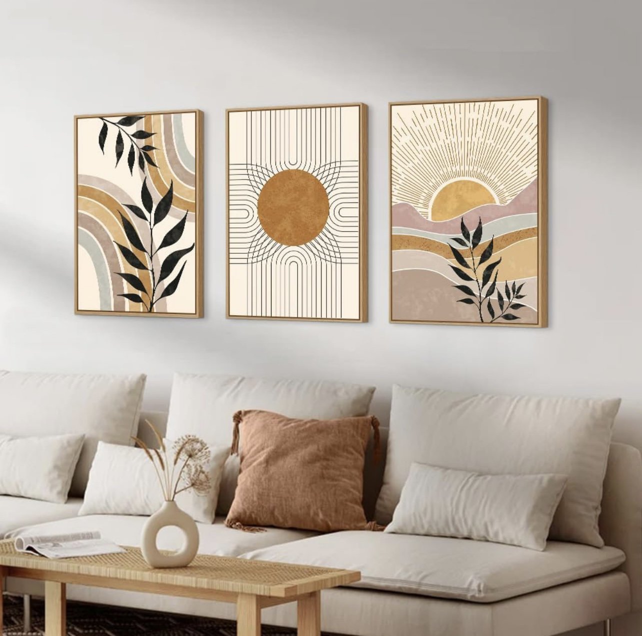 16”x 24”x 3” (Set of 3) Canvas Wall Prints-Modern Wall Decor - photo 2