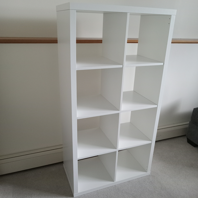ikea shelf with 4 boxes - photo 2