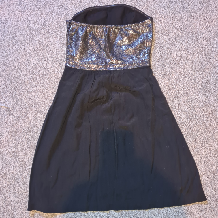 NAFNAF Black strapless dress image indicator(6)