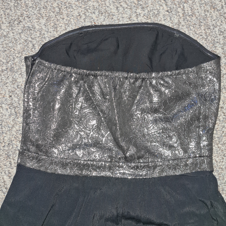 NAFNAF Black strapless dress image indicator(7)