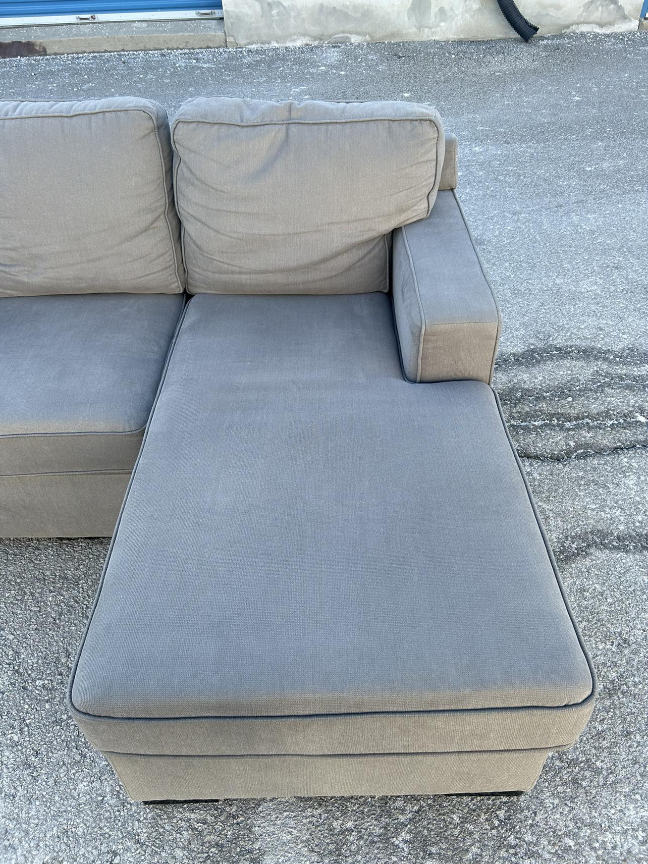 FREE DELIVERY• GREY MODERN SECTIONAL COUCH / SOFA w/ BED+STORAGE - photo 5