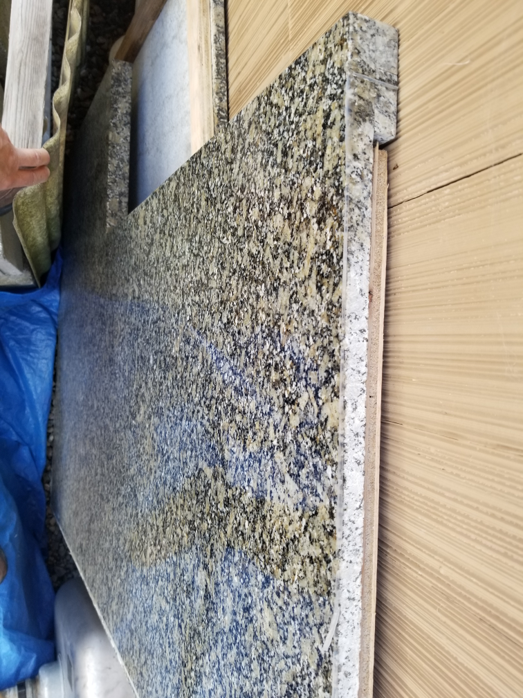 Granite countertops w/ double sink- essentially like new image indicator(5)